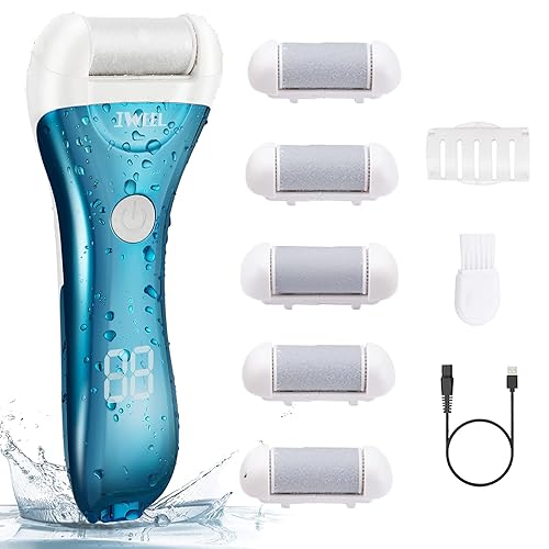 Electric Foot Callus Remover, Rechargeable Electronic Foot File Pedicure Kits, Electric Callus Remover for Feet, Foot Scrubber Dead Skin Remover