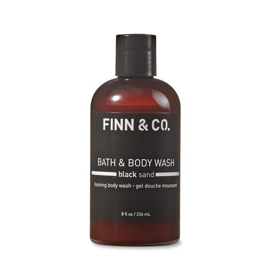 FINN & CO. Black Sand Body Wash, Beach-Inspired Fragrance, Hydrating & Moisturizing, Aloe & Green Tea, Soothes & Softens Skin, Cruelty-Free, Luxury Beauty & Personal Care FINN & CO.