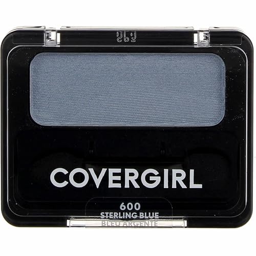 CoverGirl Eye Enhancers 1 Kit Shadow, Sterling Blue [600] 0.09 oz (Pack of 8) Beauty & Personal Care COVERGIRL