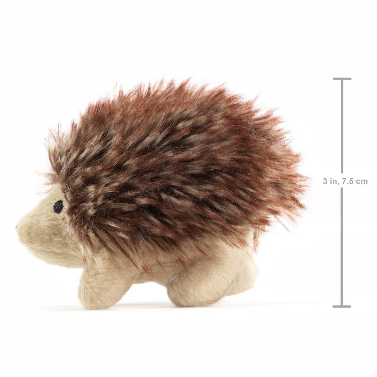 Folkmanis Mini Hedgehog Finger Puppet, Brown, 1 EA
