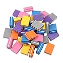 60Pcs Professional Nail Buffer Block Mini Toe Nail and Finger Nail Sanding Blocks Smoother Buffer File for Nail Polish UV Gel Manicure Salon Nail Art