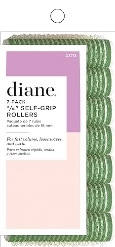 Diane D3718 Self Grip Rollers, Green