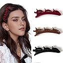 Braided Hair Clips Hair Accessories For Styling Lift Up Style Triple Hair Clip For Women and Girls (Style1-3Pcs)