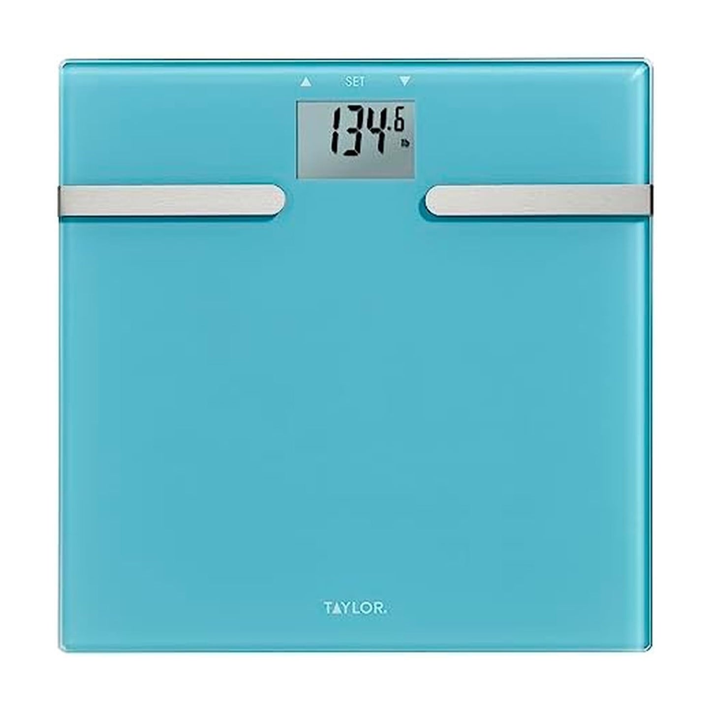 Taylor Glass Body Composition Digital Bathroom Scale, BIA Technology, Estimates Body Fat, Muscle Mass, and Body Water, 400 lb Capacity, User…