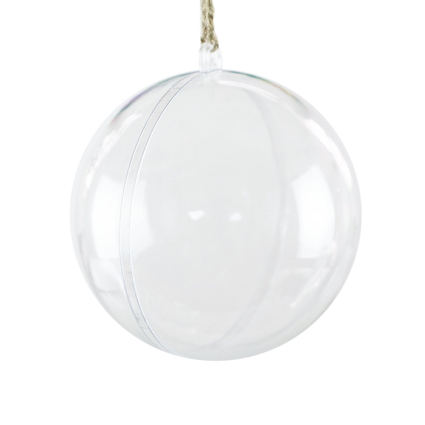 Super Z Outlet Clear Plastic Acrylic Bath Bomb Mold Shells Molding Balls Kit (80mm, 12 Pack)