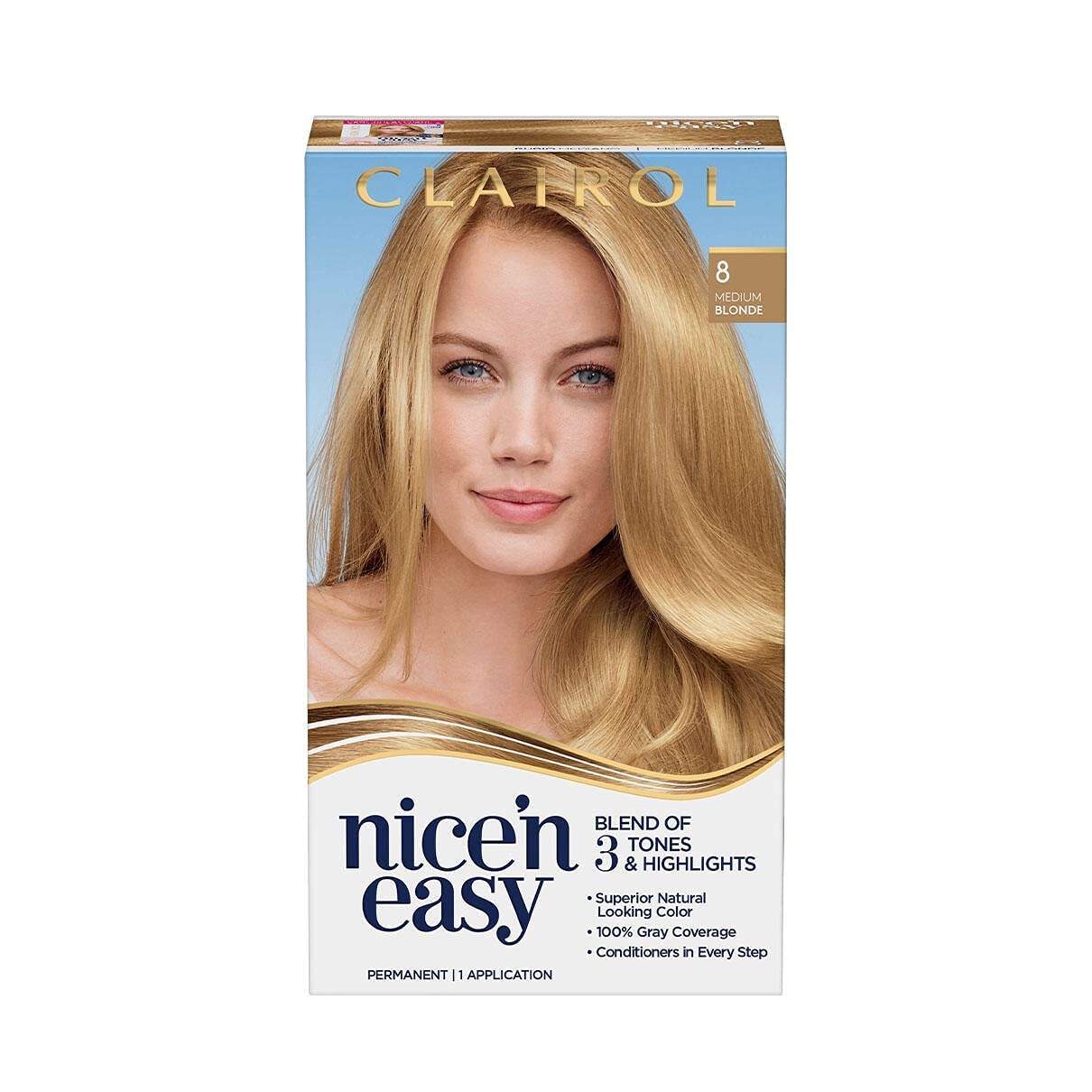 Nice'n Easy Permanent Color, Natural Medium Blonde [8/103A] 1 ea