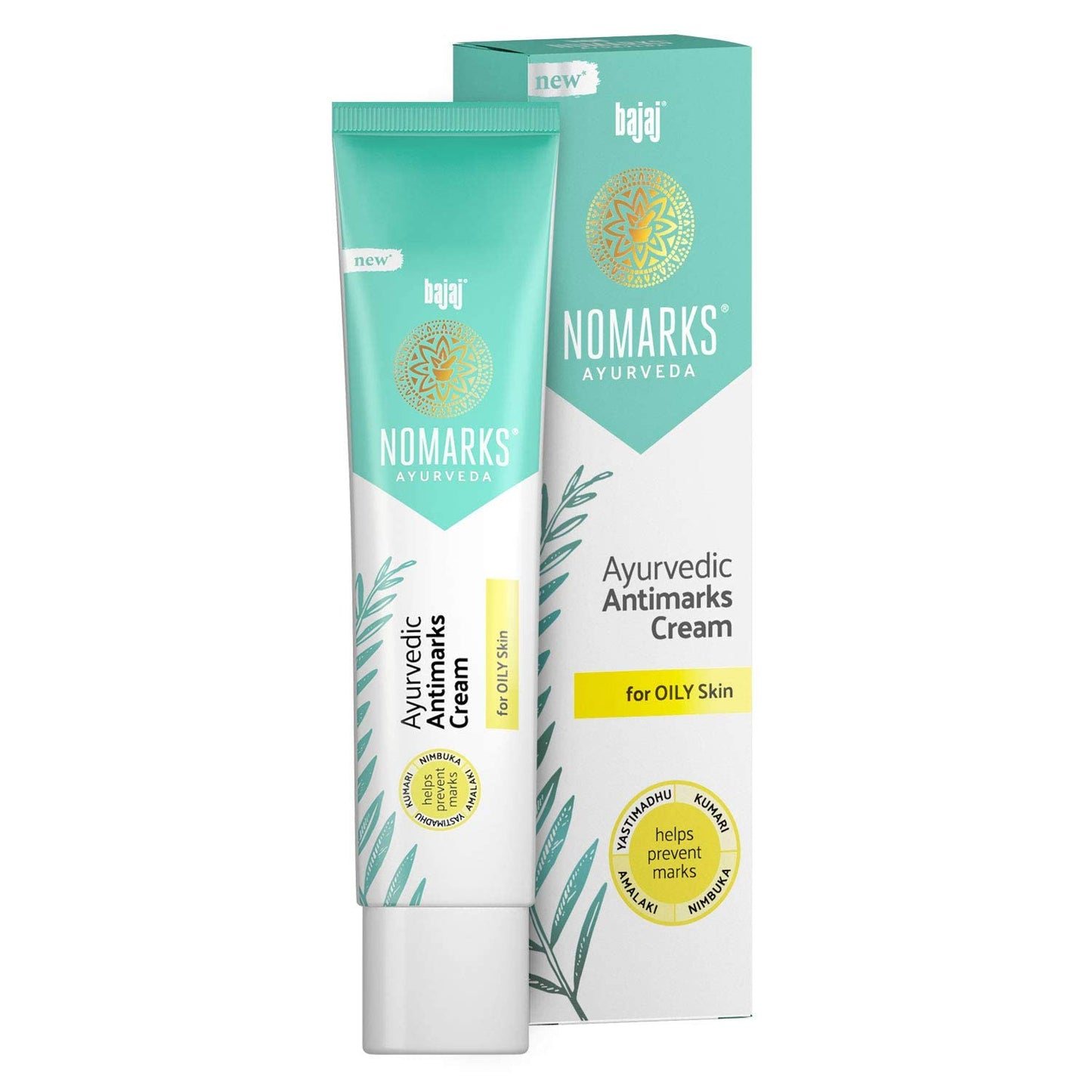 Bajaj Nomarks Ayurvedic Antimarks Cream For Oily skin - 25g (Pack of 4)