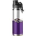 Logo Brands Baltimore Ravens 21oz. Twist Top Stainless Bottle