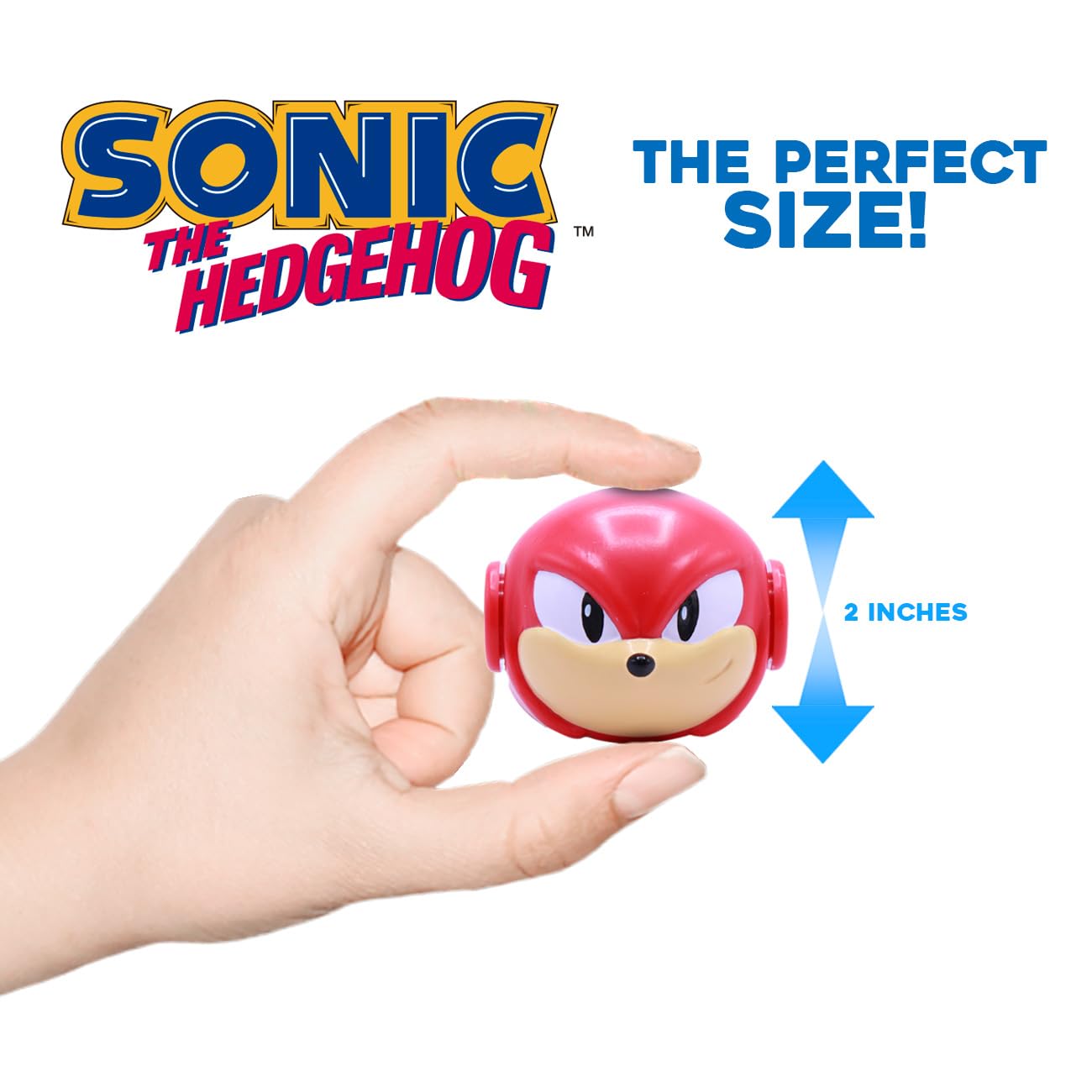 Sonic The Hedgehog Fidget Spinner - Knuckles (Official Collectible Stress Toy & ADHD Focus Spinner) Sonic, Knuckles, Tails, Super Sonic