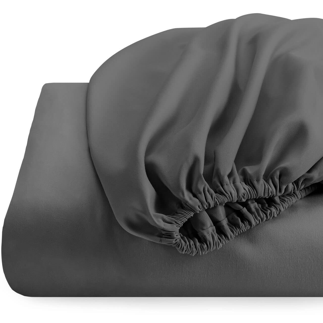 Royal Bliss 1900 Top Split Flex Head King Egyptian Quality Bed Sheet Set with 1 Fitted Sheet with 34in Split Top -No Wrinkle,No Shrinkage- Fully