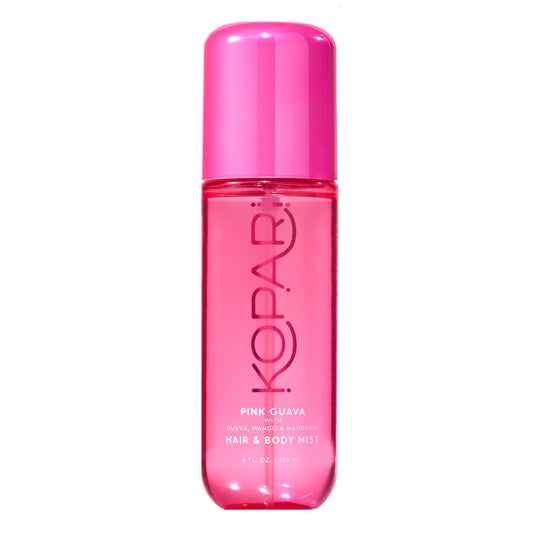 Kopari Pink Guava Hair & Body Mist - Guava, Mango, Mandarin, Coconut, Vanilla & Sandalwood Scent, Long-Lasting Clean Fragrance Spray, Vegan &