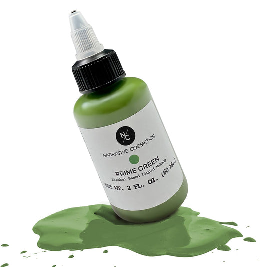 Narrative Cosmetics FX Alcohol Airbrush Paint - 2 fl oz | Waterproof, Quick-Dry, Skin-Safe Body & SFX Makeup | Brush or Sponge | Stage, Film
