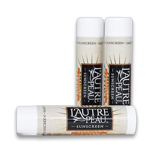 SPF 30 Sunscreen Multi-Pack by L'AUTRE PEAU | Travel Size Sunscreen for Men, Women, and Kids | Non-Greasy Water Resistant | Tropical Scent | TSA