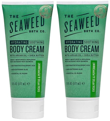 Seaweed Bath Co Eucalyptus Peppermint Hydrate Body Cream, 6 FZ