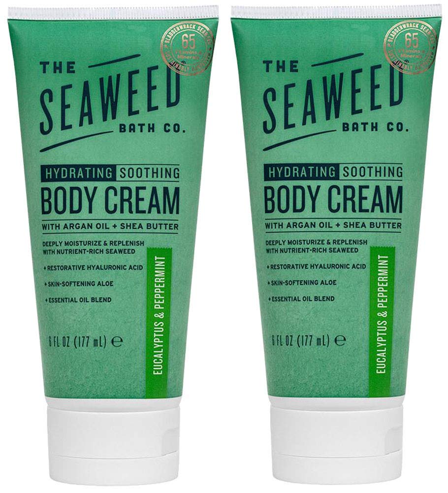 Seaweed Bath Co Eucalyptus Peppermint Hydrate Body Cream, 6 FZ