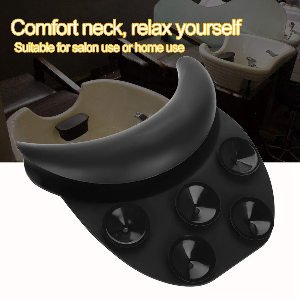 Eatbuy Shampoo Bowl Neck Rest Pillow with Suction Cups - Soft Silicone Non-slip Cushion Support, Shampoo Neck Cushion for Hair Washing Basin, Spa Sink Beauty and Personal Care Eatbuy