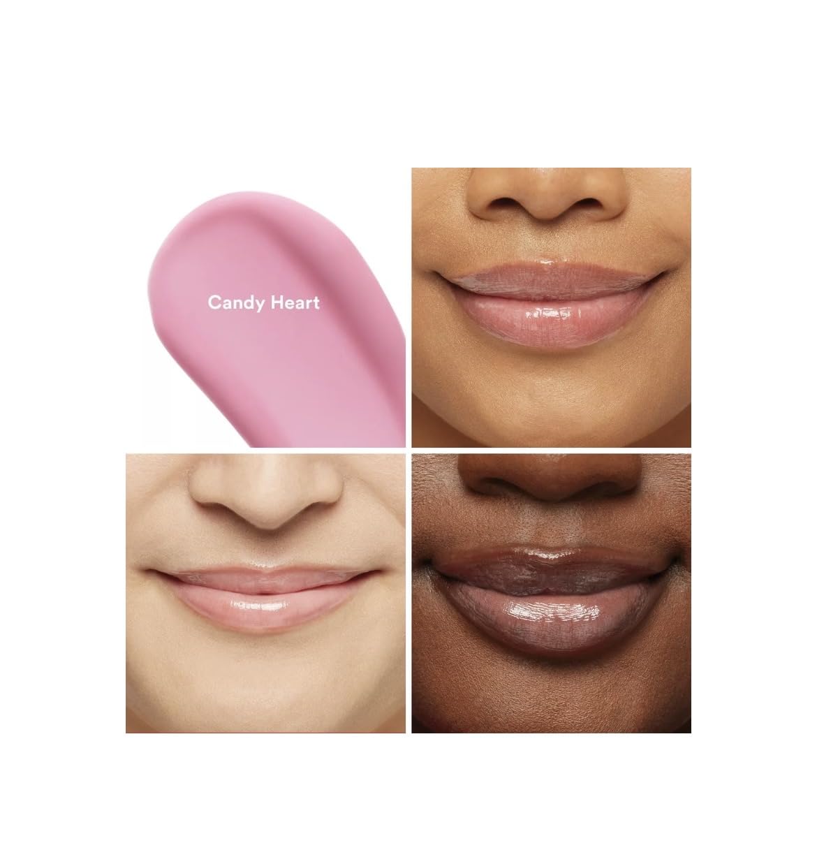 Ulta Beauty Shiny Sheer Lip Gloss ~ (milky pale pink) Candy Heart