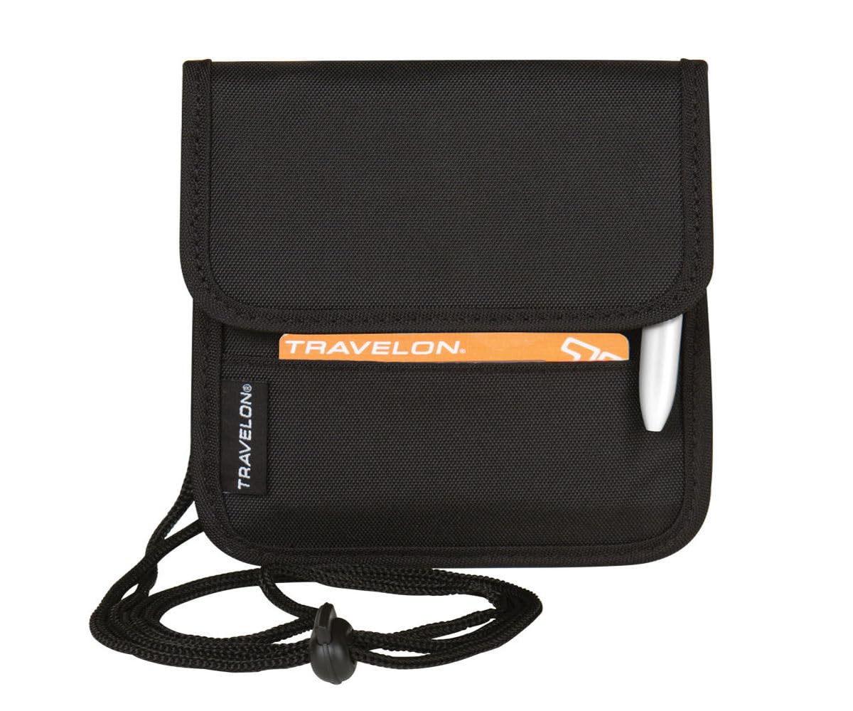 Travelon Folding ID and Boarding Pass Holder, Black, One Size