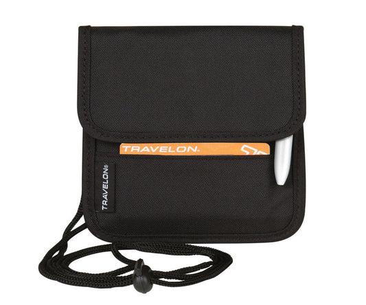 Travelon Folding ID and Boarding Pass Holder, Black, One Size