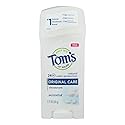 Tom's of Maine Natural Deodorant Stick Unscented 2.25 oz (Pack of 3)