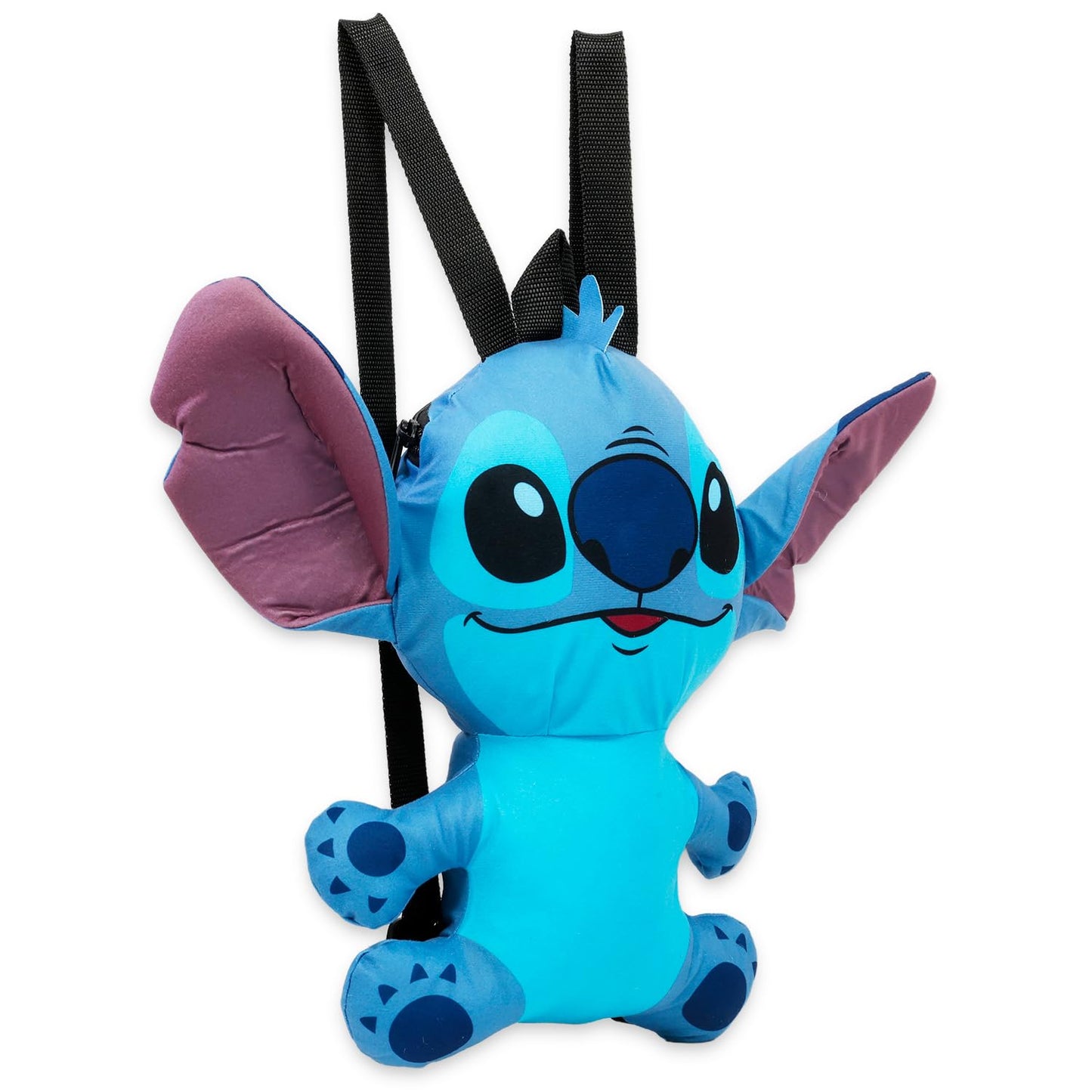 Disney Stitch Plush Backpack Set - Bundle with 16" Disney Plush Toy Plus Stickers and More for Kids | Lilo and Stitch Wearable Plushie for Girls, Kids