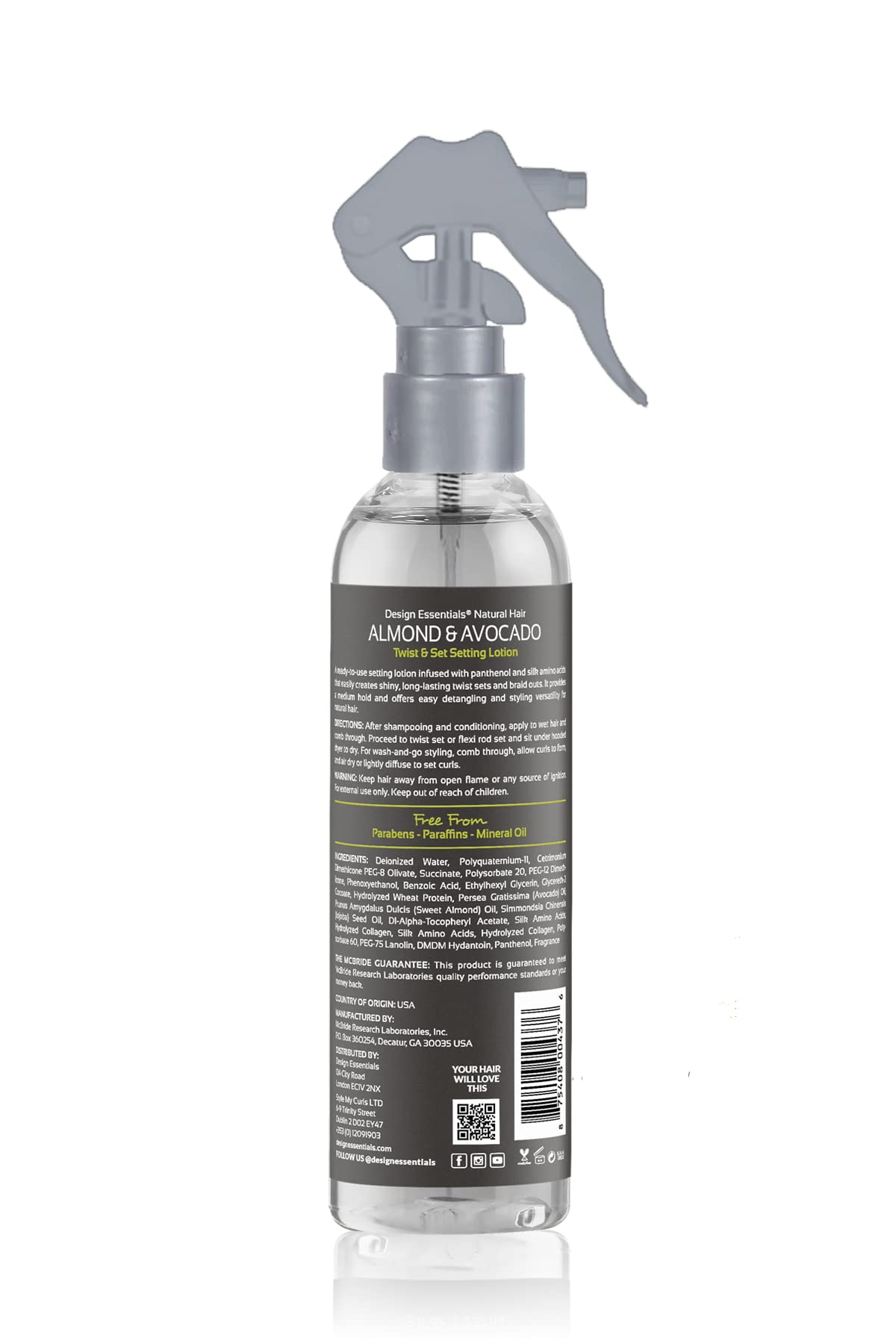 Design Essentials Natural Twist and Set Setting Lotion, 8 Fl Oz, 8 Ounces