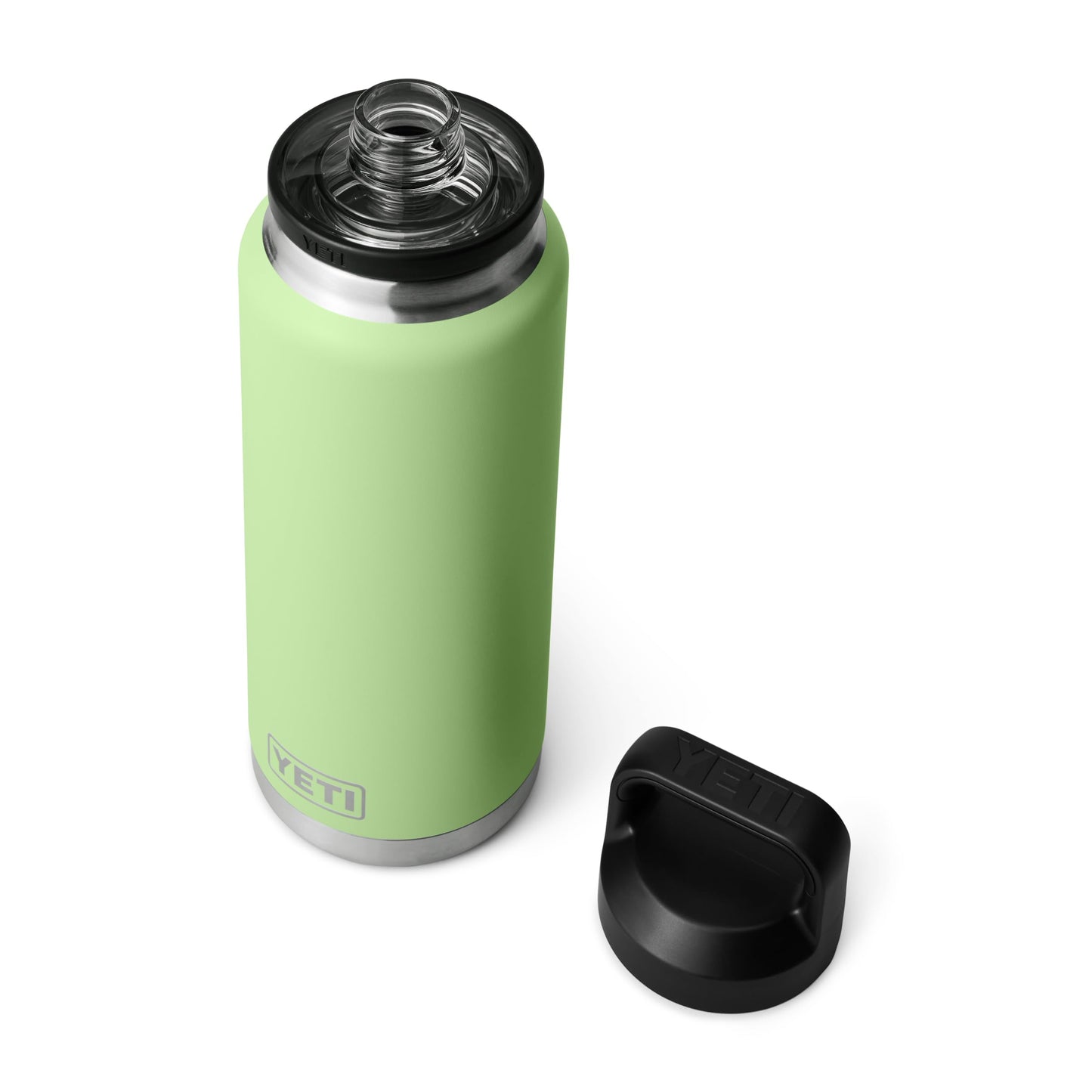YETI Rambler 36 oz Bottle, Leakproof, Vacuum Insulated, Stainless Steel with Chug Cap, Key Lime