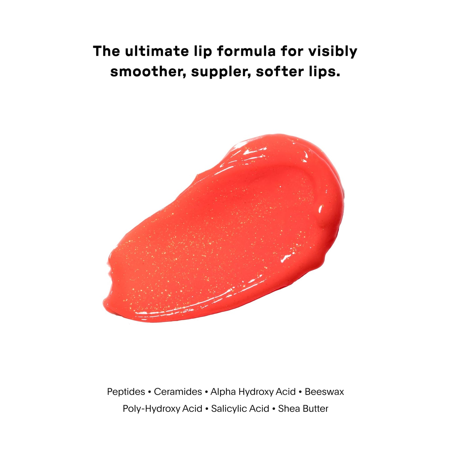 U Beauty The PLASMA Tinted Lip Compound - Anti-Aging & Anti-Wrinkle Lip Gloss, Hyaluronic Acid, Shea Butter & Peptides for Hydration & Plumping