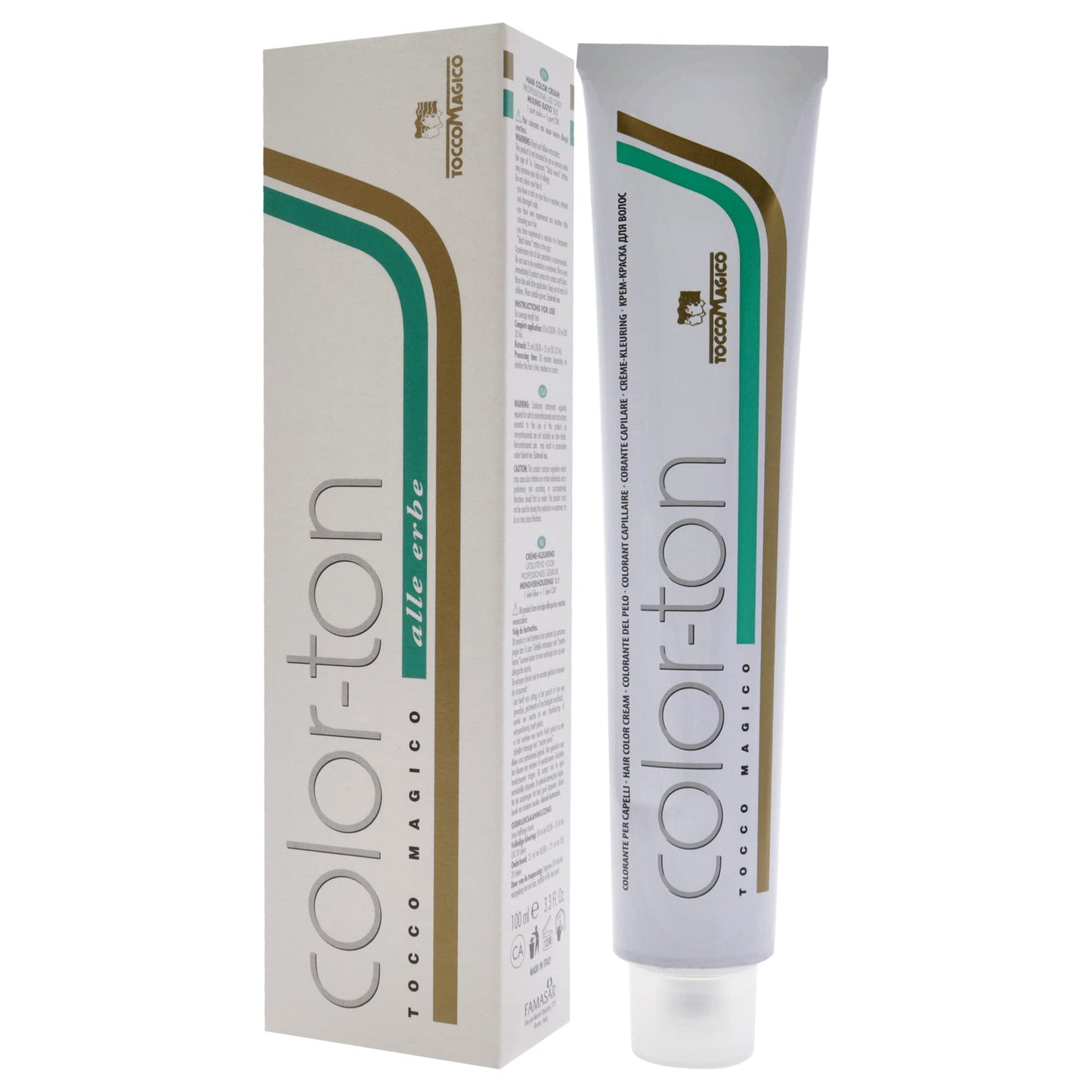 Tocco Magico Color-Ton Permanent Hair Color - 5A-5.5 Light Mahogany Chestnut Hair Color Unisex 3.38 oz