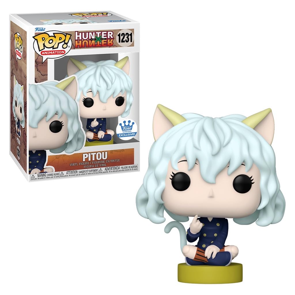 Funko Pop Hunter X Hunter Pitou Shop Exclusive: Pitou, White, Chibi Realistic, Glossy, 3.75 Inches