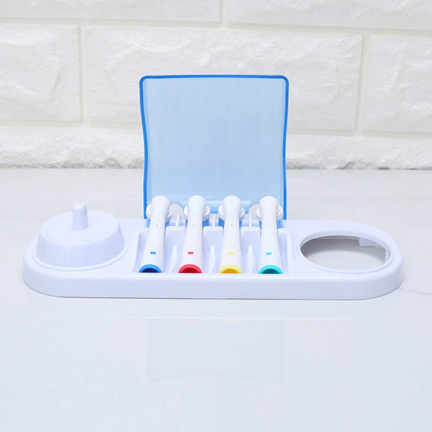 Domary Electric Case Holder Compatible with Braun Oral-B Electric Headr Holder Stand Brush Head Cover Case Beauty and Personal Care Domary