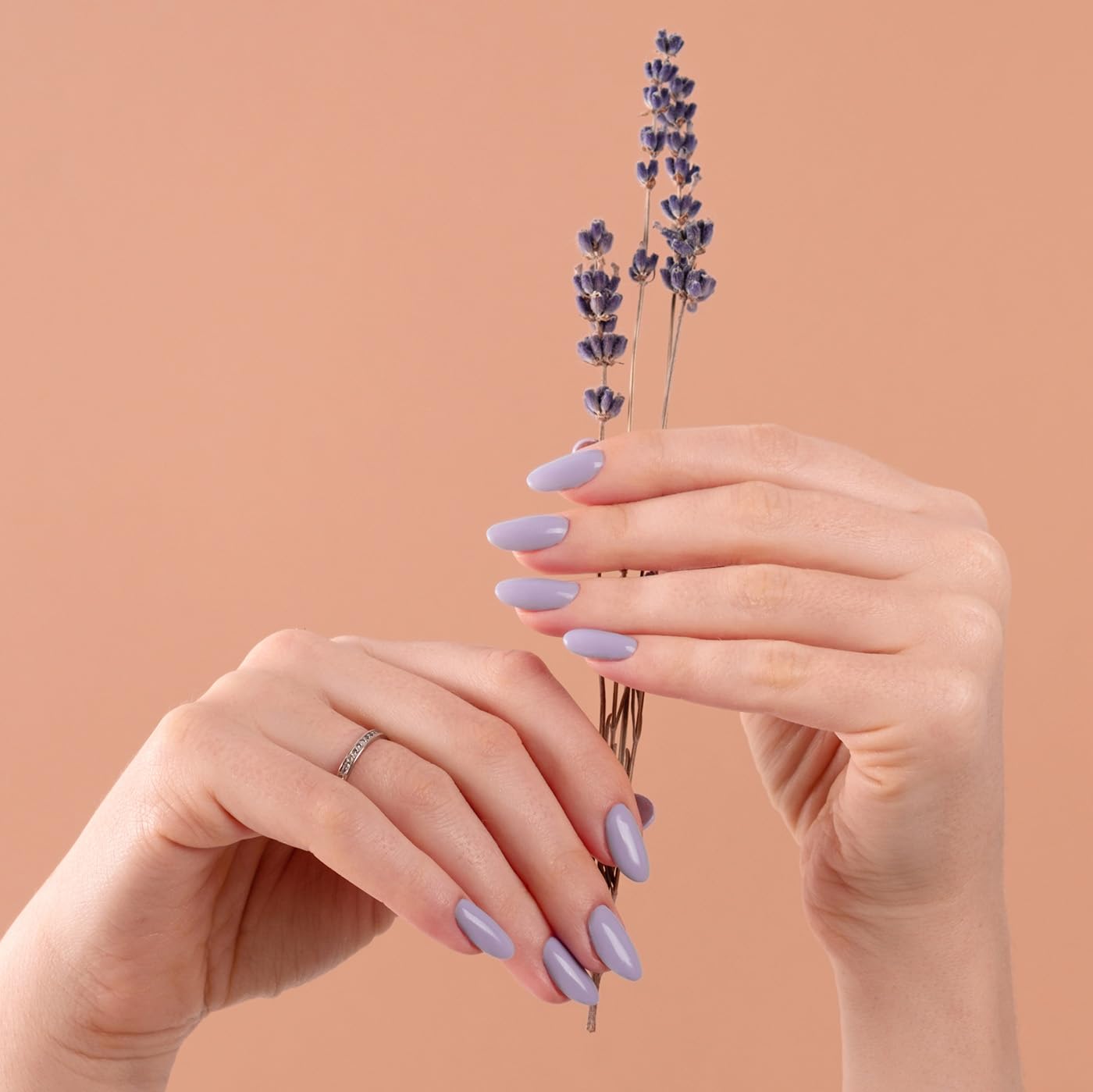LECHAT Gel Polish - Gabrielle, Color and Top in One Coat, Shiny Long-Wear, Pastel Purple Gel Polish Beauty & Personal Care LECHAT