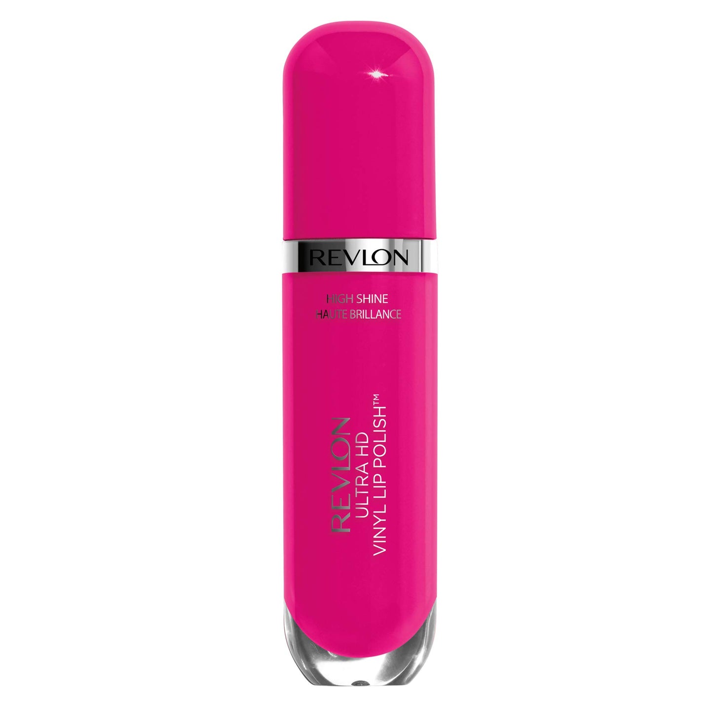 Revlon Ultra HD Vinyl Lip Polish, Liquid Lipstick, Rule The World, Hot Pink Gloss , 0.2 Fluid Ounce