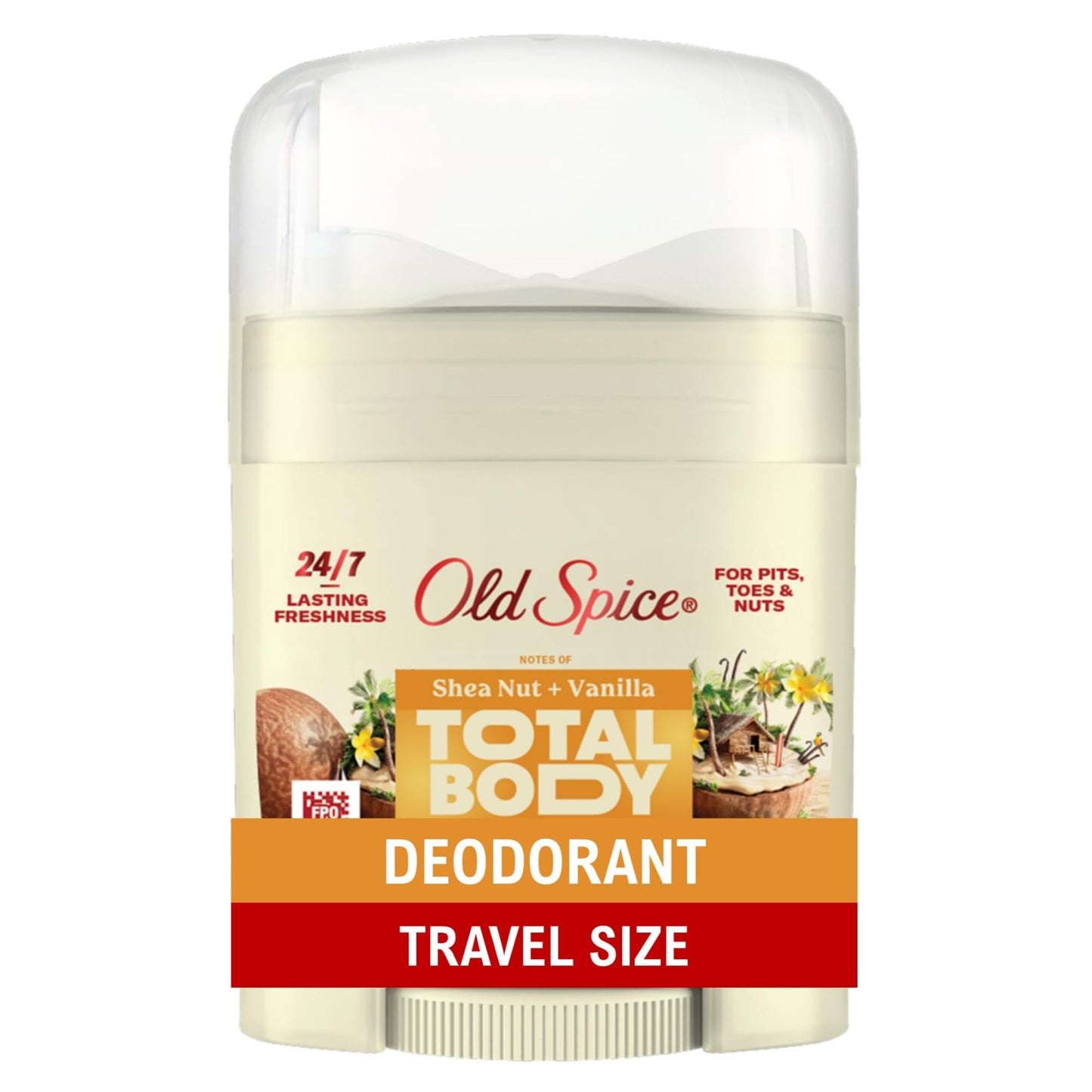Old Spice Whole Body Deodorant Stick for Men, Travel Size, Aluminum Free, Vanilla + Shea Scent, 24/7 Odor Protection, 24/7 Freshness, Dermatologist Beauty and Personal Care Old Spice Default Title