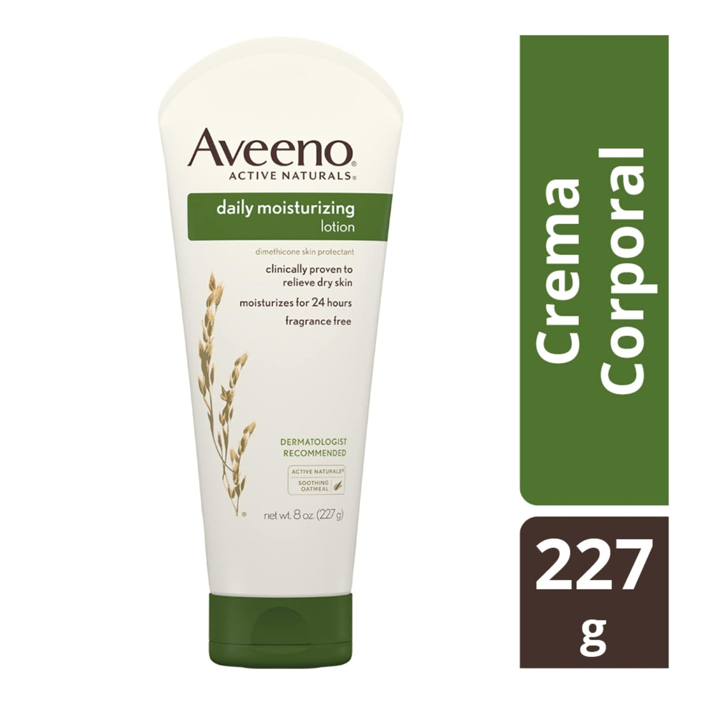 Aveeno Daily Moisturizing Body Lotion with Soothing Prebiotic Oat, Gentle Lotion Nourishes Dry Skin With Moisture, Paraben-, Dye- & Fragrance-Free