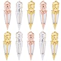FZBNSRKO 10 Pcs Lip Gloss Tube Empty Refillable Lip Balm Bottle Clear Plastic Lip Gloss Container Reusable Lipstick Bottle with Rubber Insert for