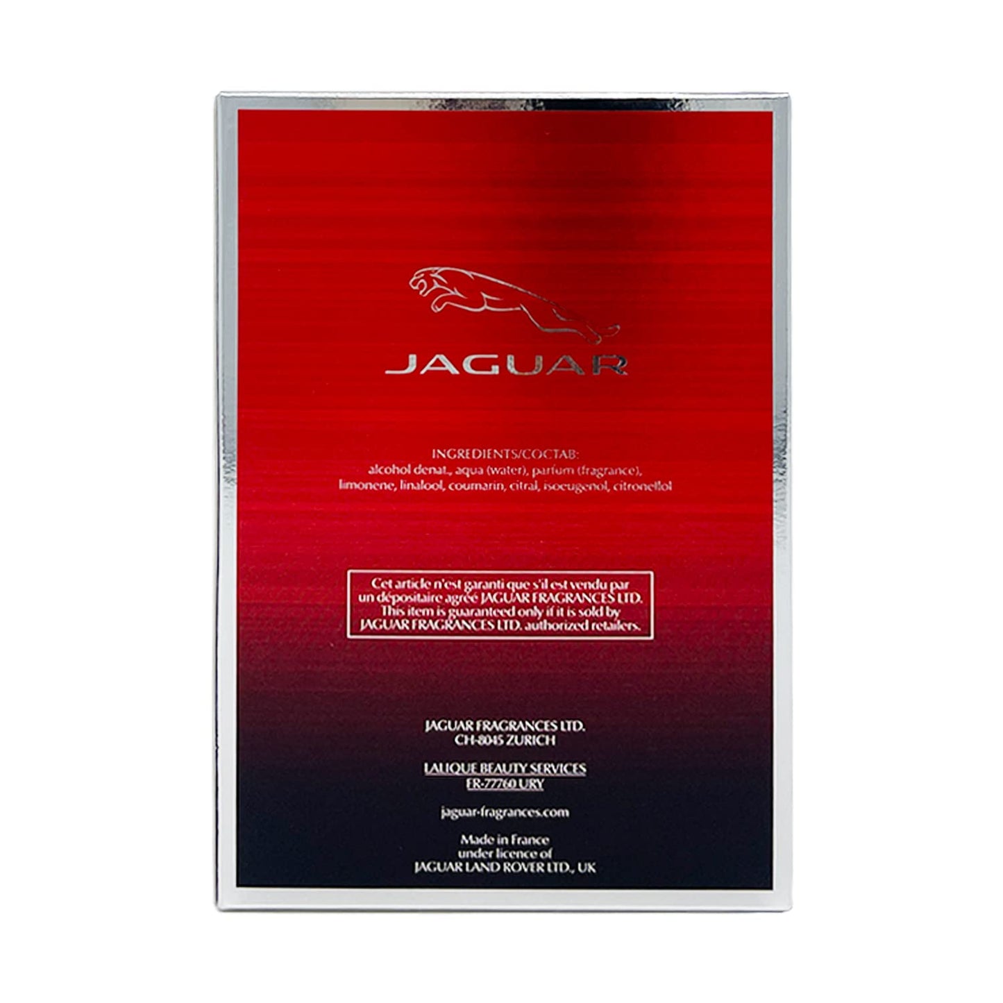 Jaguar Classic Red FOR MEN by Jaguar - 3.4 oz EDT Spray