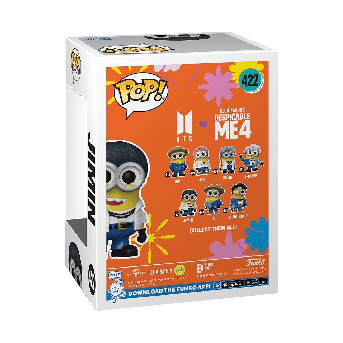 Funko POP! Rocks: Minions X BTS - Jimin - BTS + Minions - Collectable Vinyl Figure - Gift Idea - Official Merchandise - for Kids & Adults - Movies…