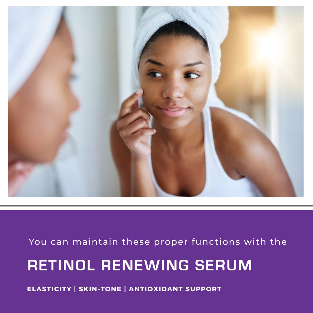 Hyalogic Retinol Serum- Skin Renewal & Wrinkle Repair Face Serum with Hyaluronic Acid & Vitamin A - For Clearer, Radiant Looking Skin (.47 fl oz.)