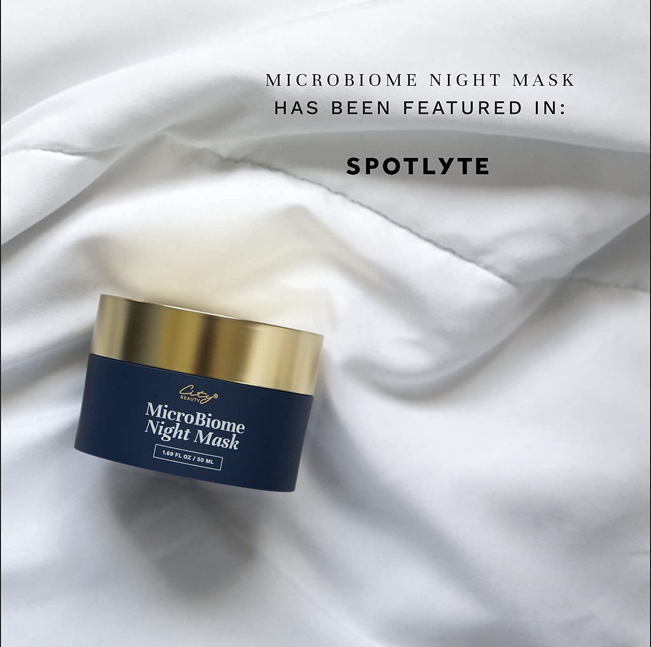 City Beauty MicroBiome Night Mask - Nourishing Overnight Face Mask - Prebiotic & Probiotic Blend - Solution for Dull, Uneven Skin Tone, Large Pores,
