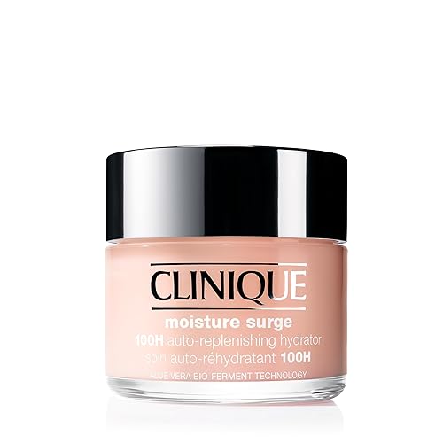 Clinique Moisture Surge 100H Auto-Replenishing Hydrator Oil Free Face Moisturizer | With Hyaluronic Acid, Aloe Bioferment and Vitamins C + E | For All