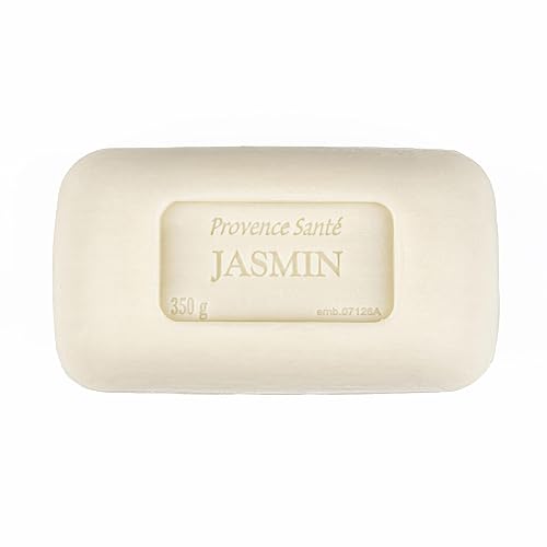 Provence Sante Luxury French Soap Bar - Moisturizing Shea Butter - Triple-milled Jasmine Fragrance, 12 oz