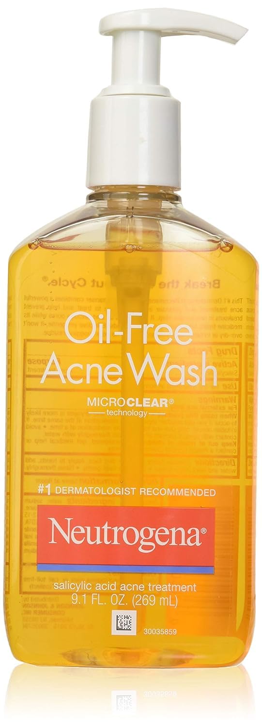 Neutrogena Oil-Free Acne Wash 9.10 oz (Pack of 2)