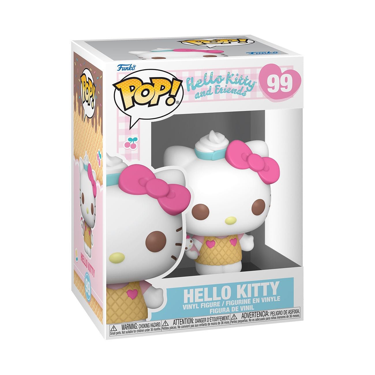 Funko POP Sanrio: Hello Kitty - Hello Kitty - (Icecream) - Collectable Vinyl Figure - Gift Idea - Official Merchandise - for Kids & Adults - Cartoons…