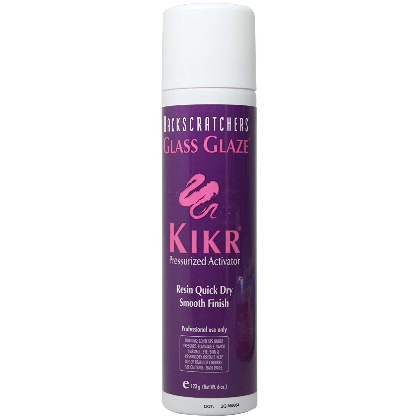 BACKSCRATCHERS - Kikr Activator - Fiberglass Or Silk Wrap Nail Extension Glue - 6 Oz