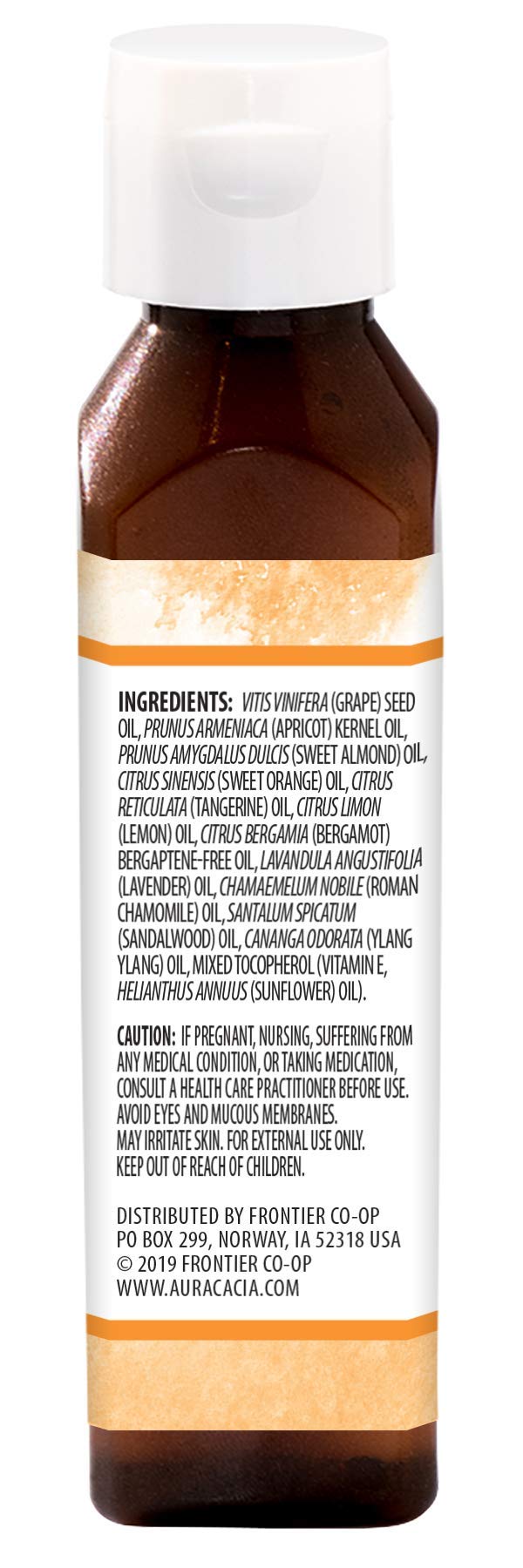 Aura Cacia Relaxing Sweet orange Aromatherapy Body Oil 4 Oz