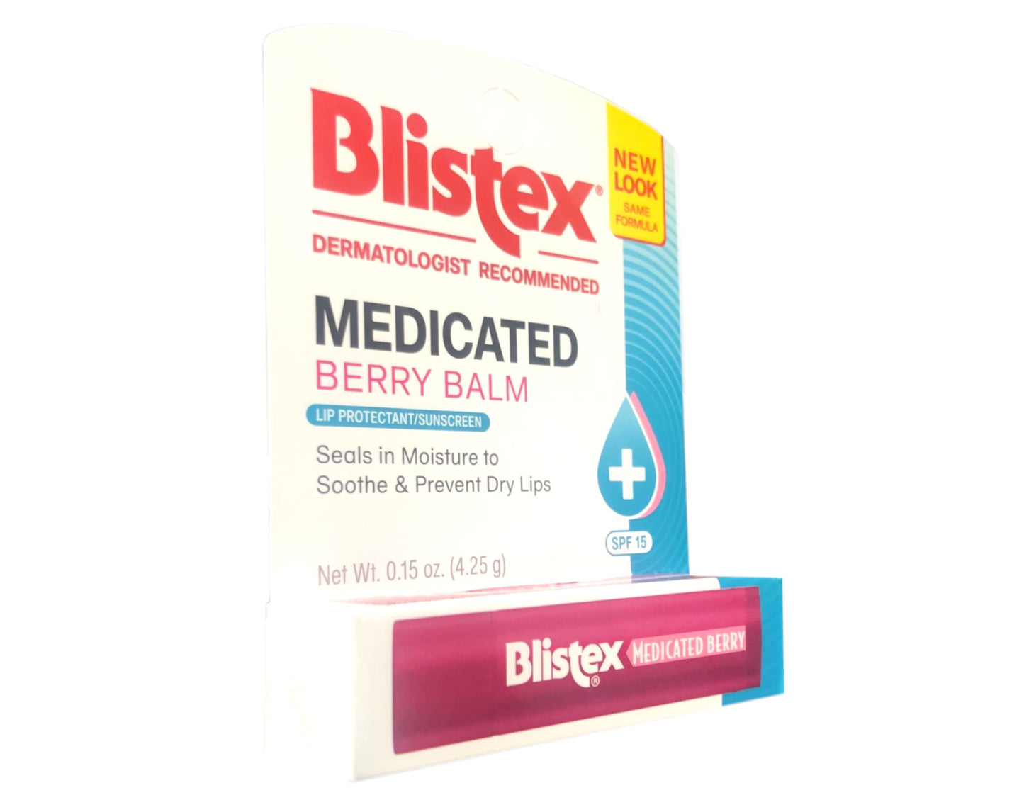 Blistex Medicated Lip Balm, SPF 15, Berry.15-Ounce Tubes (12 Pack)