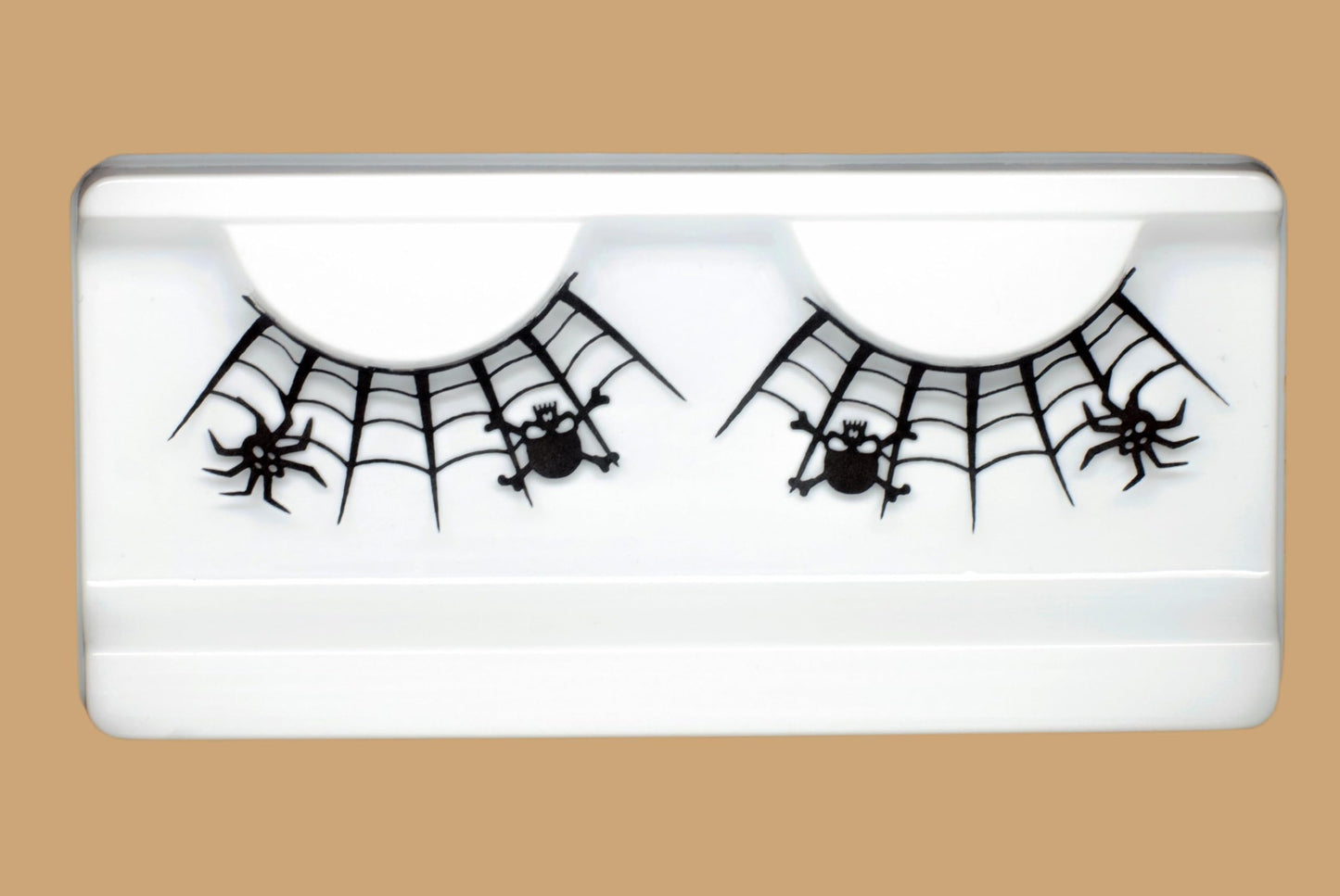EMILYSTORES Dark-Skull Spider Web Eyelashes For Halloween Decals Costume Witch Ghost Dracula Vampire Masquerade Lashes 1 Pair
