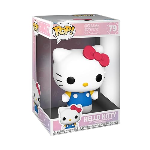 Funko POP! Jumbo: Hello Kitty 50th - Hello Kitty - Collectable Vinyl Figure - Gift Idea - Official Merchandise - for Kids & Adults - Anime Fans…