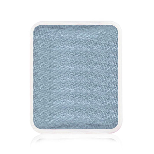 Kraze FX Face Paint Palette Refill - Silver Face Paint (6 gm) - Hypoallergenic Non-Toxic Water Activated Professional Halloween Face & Body Painting